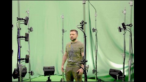 When you´re not afraid to address the nation from the center of Kiev while it's being bombed