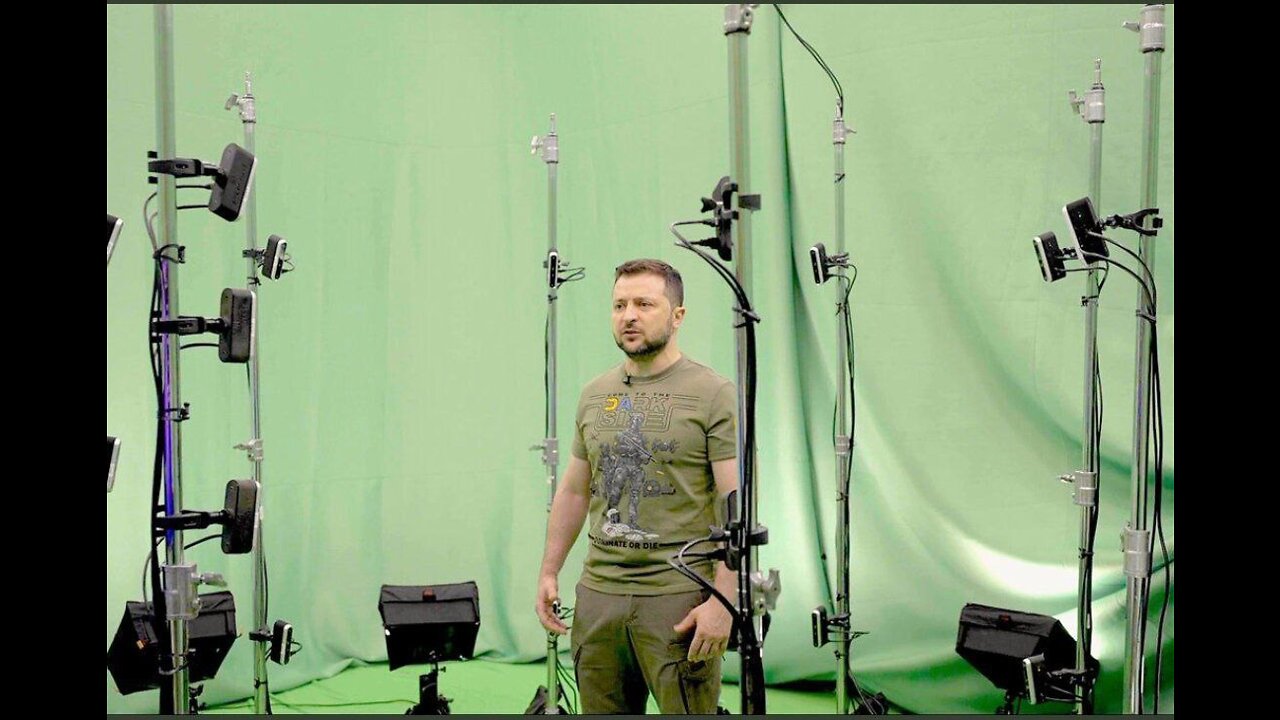 When you´re not afraid to address the nation from the center of Kiev while it's being bombed