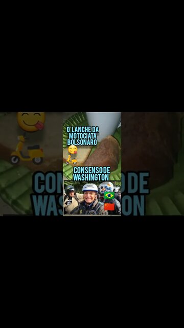 Enchí o bucho 😂 Lanche na Motociata Bolsonaro