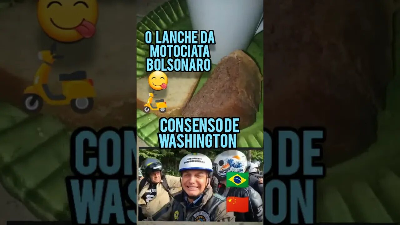 Enchí o bucho 😂 Lanche na Motociata Bolsonaro