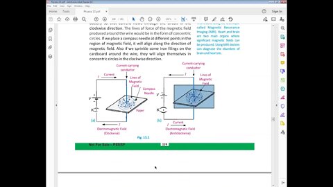 PHYSICS Class 10th CH#15Megnetic Effects of a steady current
