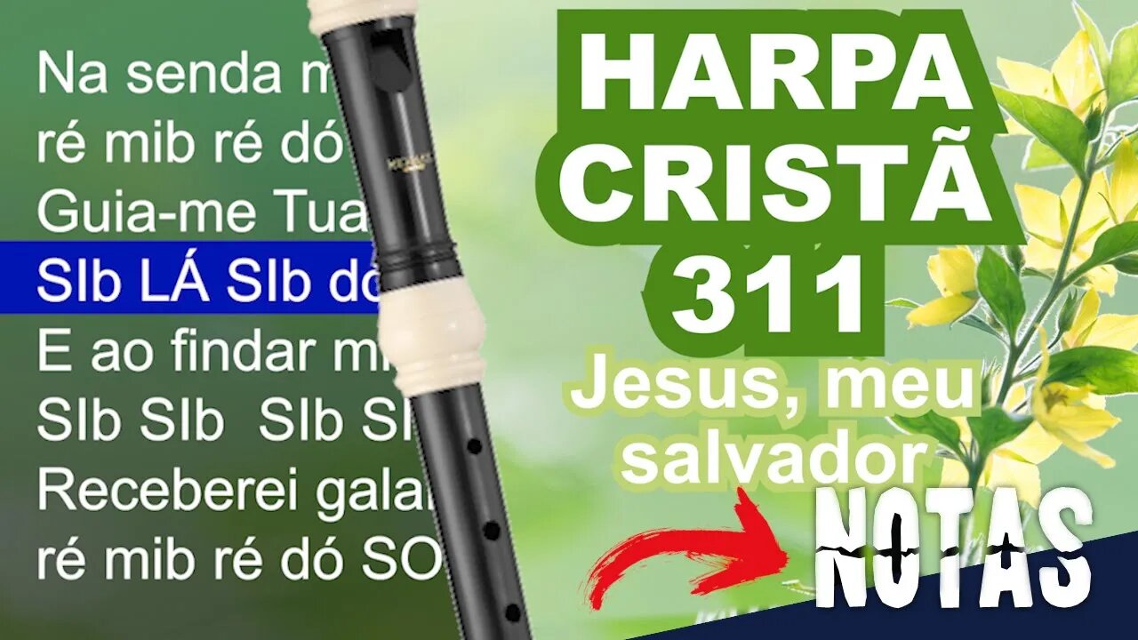 Harpa Cristã 311 - Jesus, meu Salvador - Cifra melódica