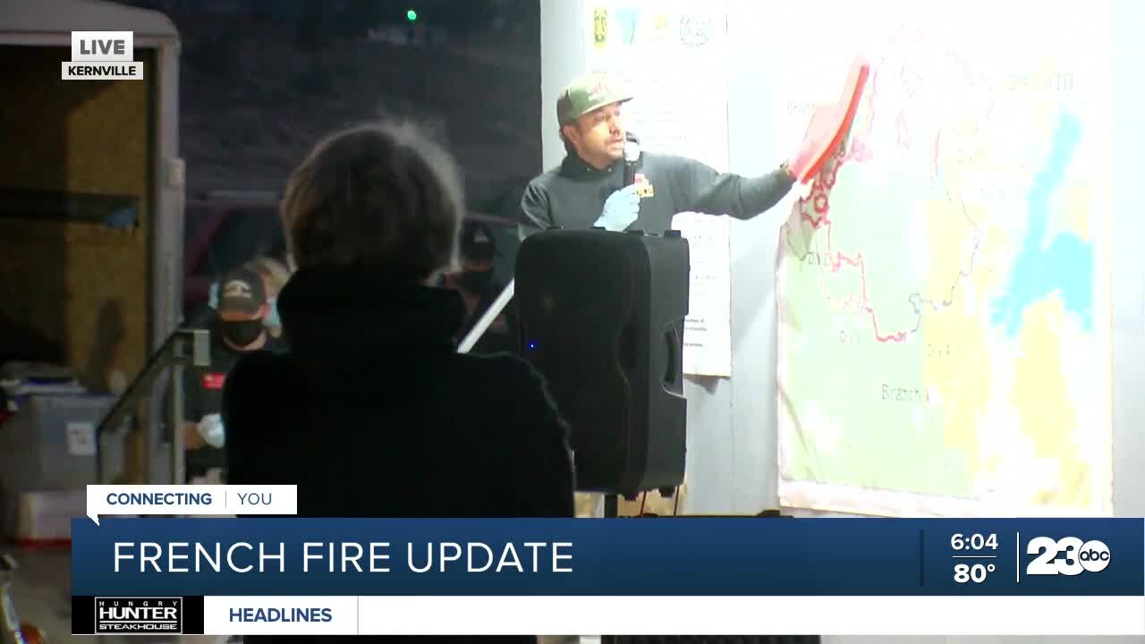 Officials give update on French Fire