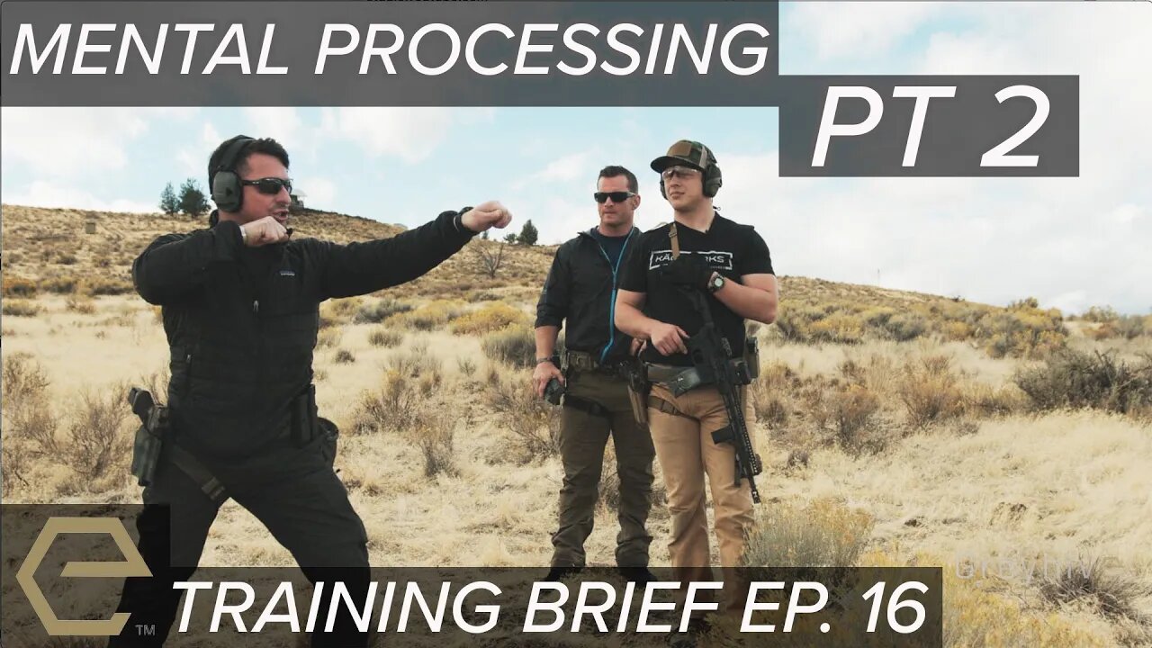 Training Brief, Episode 16 – Shooting and Mental Processing, Part 2