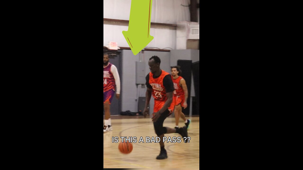 Is this a good pass ?? Basketball