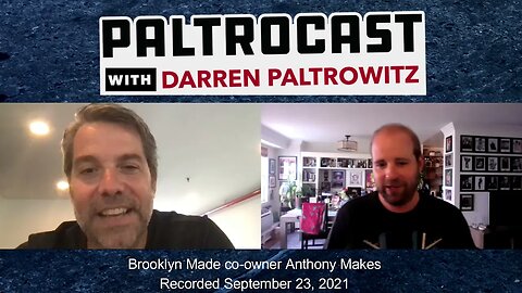 Anthony Makes interview with Darren Paltrowitz