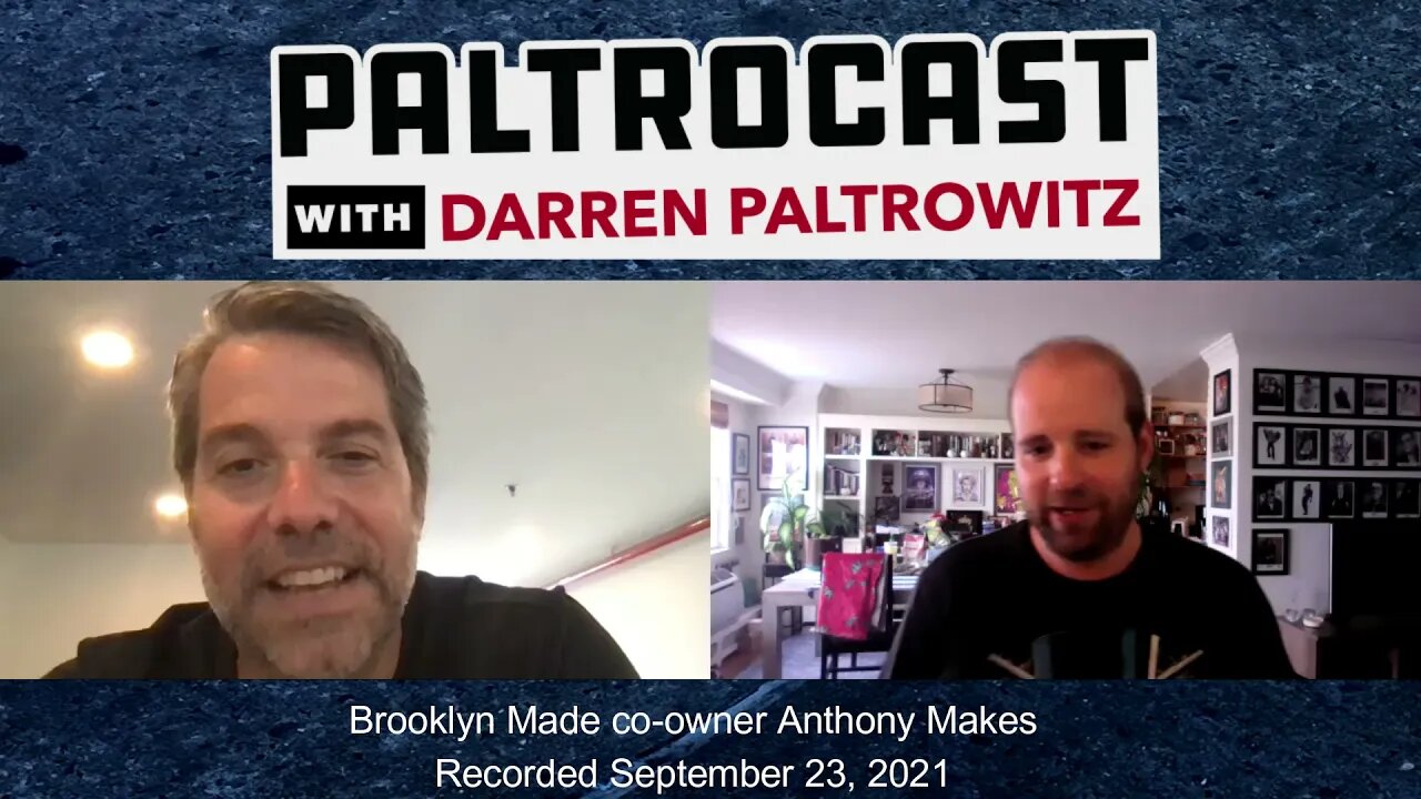 Anthony Makes interview with Darren Paltrowitz