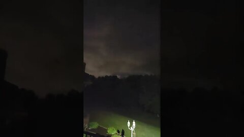 lightening and storm clouds