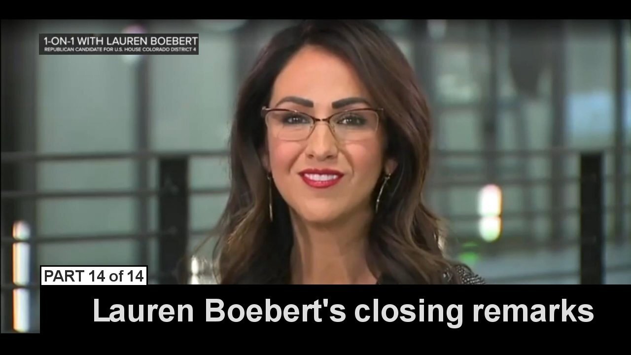 Rep. Lauren Boebert nails it with Impressive Interview for Denver 7 in Colorado - PART 14 of 14