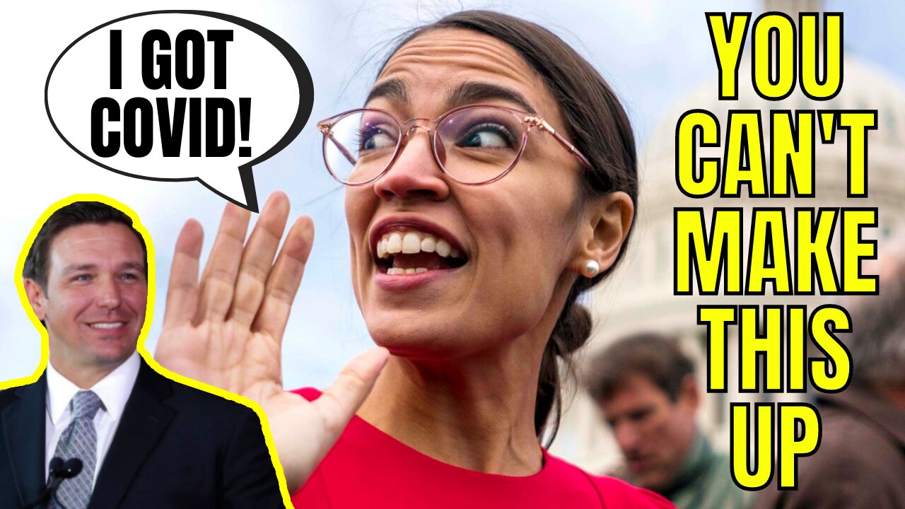 "Vaccinated" AOC Gets COVID After Partying Maskless In Florida | You Can't Make This Up!