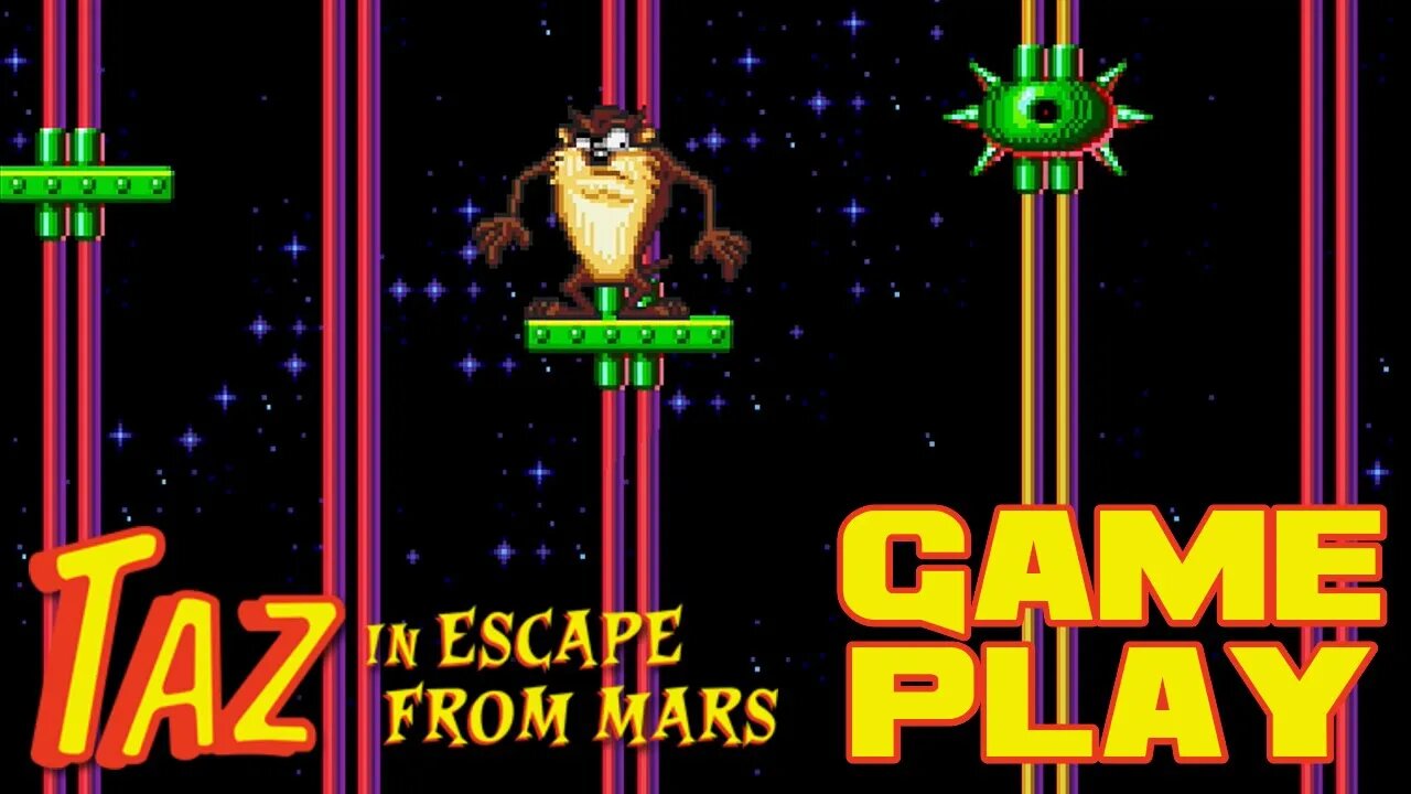 🎮👾🕹 Taz in Escape From Mars - Sega Genesis Gameplay 🕹👾🎮 😎Benjamillion