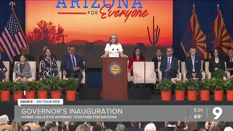 Gov. Hobbs calls for cooperation across party lines
