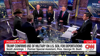 ARGLE! Scott Jennings Leaves HOSTILE CNN Panel Speechless Debating Military Deporting Illegals