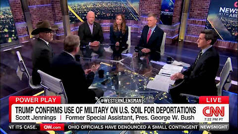 ARGLE! Scott Jennings Leaves HOSTILE CNN Panel Speechless Debating Military Deporting Illegals