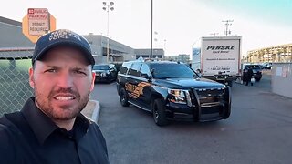 More of the Penske trucks at the Maricopa County elections office