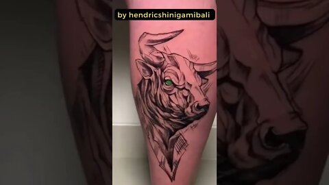 Stunning work by hendricshinigamibali #shorts #tattoos #inked #youtubeshorts