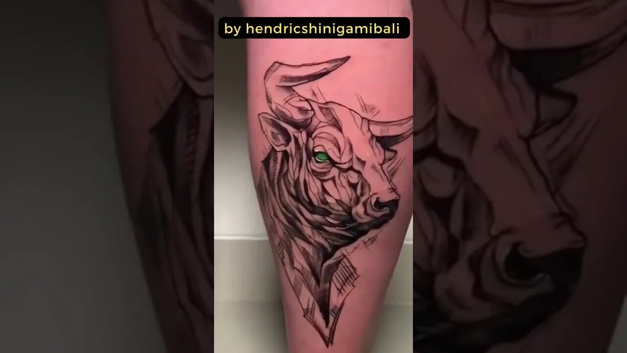 Stunning work by hendricshinigamibali #shorts #tattoos #inked #youtubeshorts