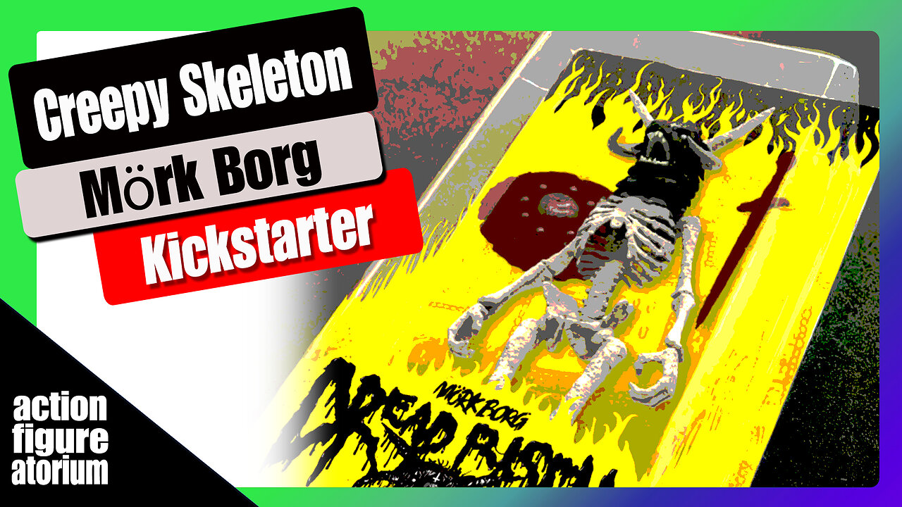 The Dread Risen action figure of Mörk Borg | Kickstart Marketing Analysis & Opinion | Be Very Afraid