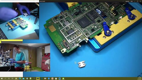 Micro Usb Port (or most other ports) installation with Atten ST-862d Smd Rework Hot Air Station