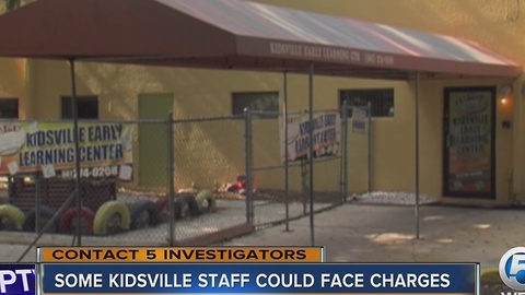 Some Kidsville staff could face charges