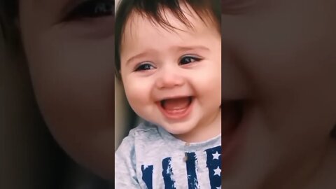 Cute baby laughing reels// cute expressions 😻 #shorts