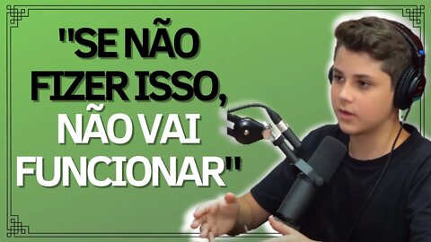 O QUE FAZER PARA TER SUCESSO | KID INVESTOR - Felipe Molero | Jota Jota Podcast | Joel Jota