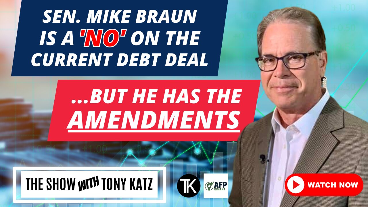 GOP Sen. Mike Braun To Vote NO on Debt Ceiling Deal. Will It Pass The Senate?