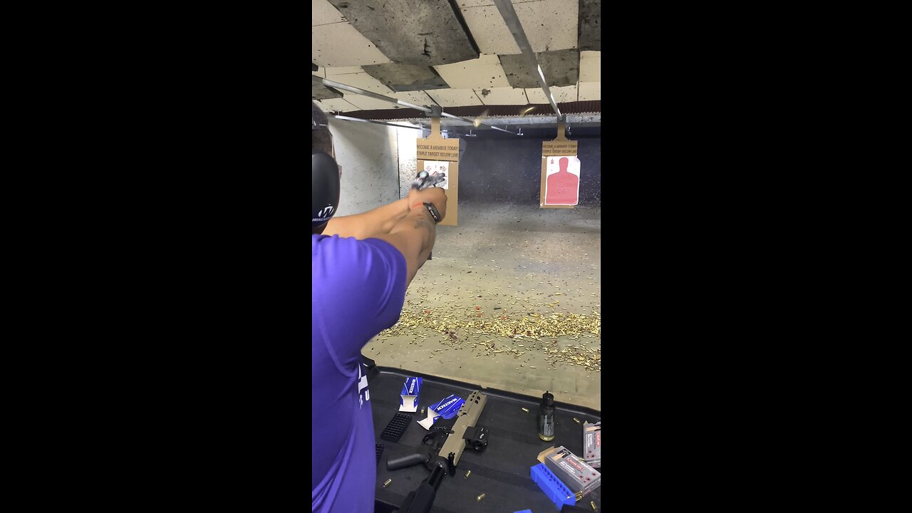 Taking a few customers out to shoot machine guns