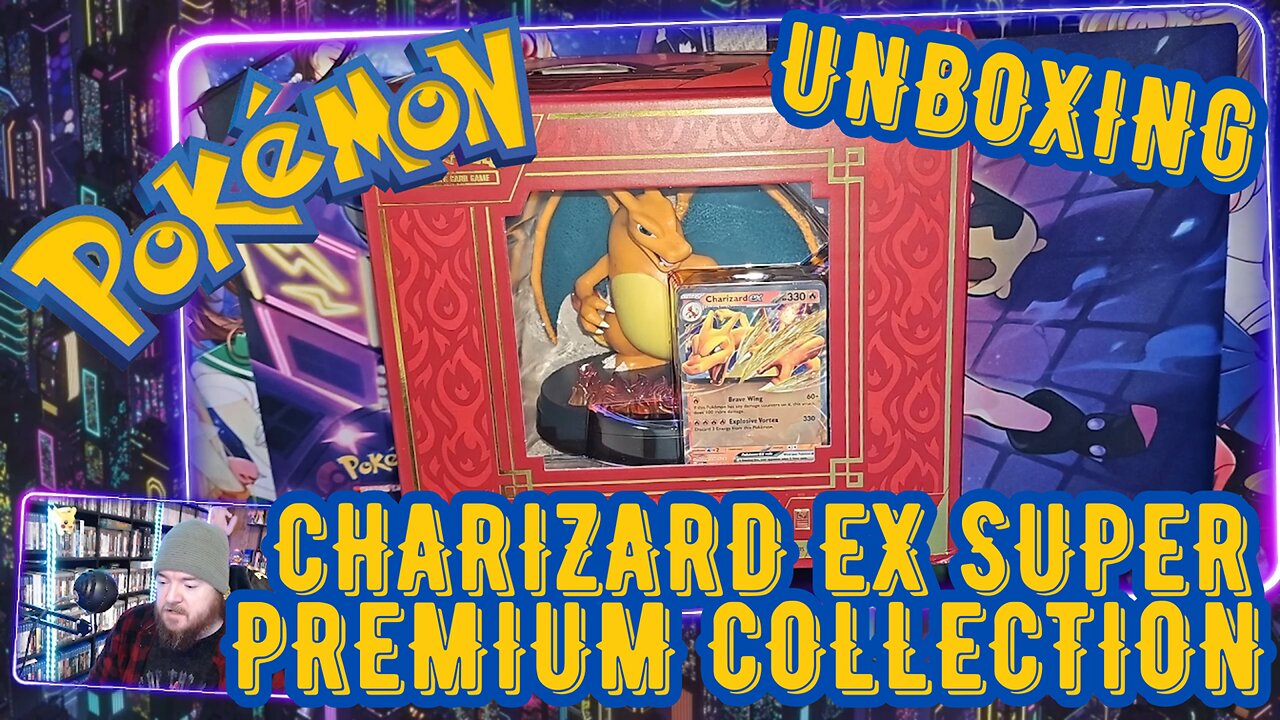 Charizard ex Super Premium Collection unboxing - Pokemon TCG