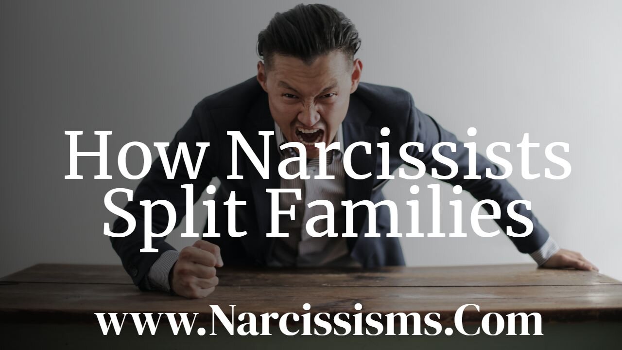 How Narcissists Split Families