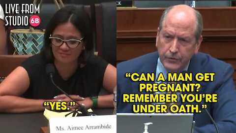 Lib Says Men Can Get Pregnant Under Oath!