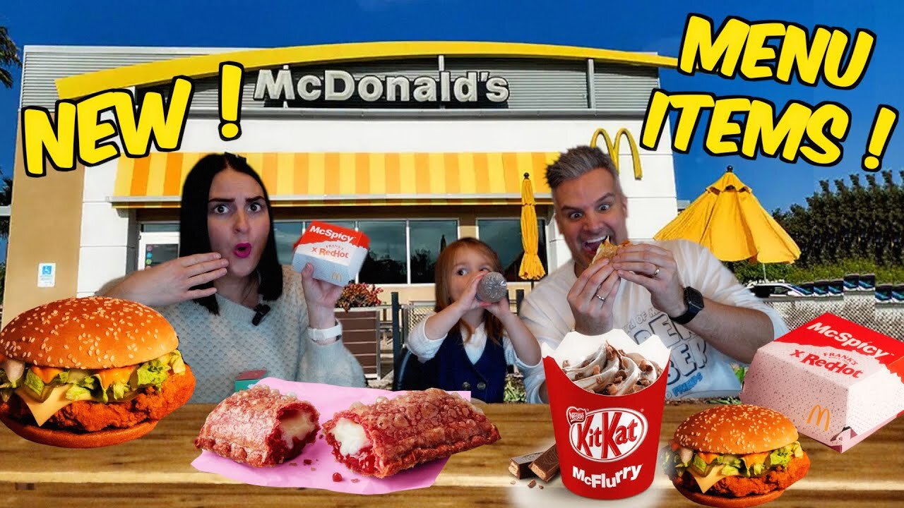 We Tried *NEW* Mcdonald's Menu items (McSpicy® x Frank's RedHot®)