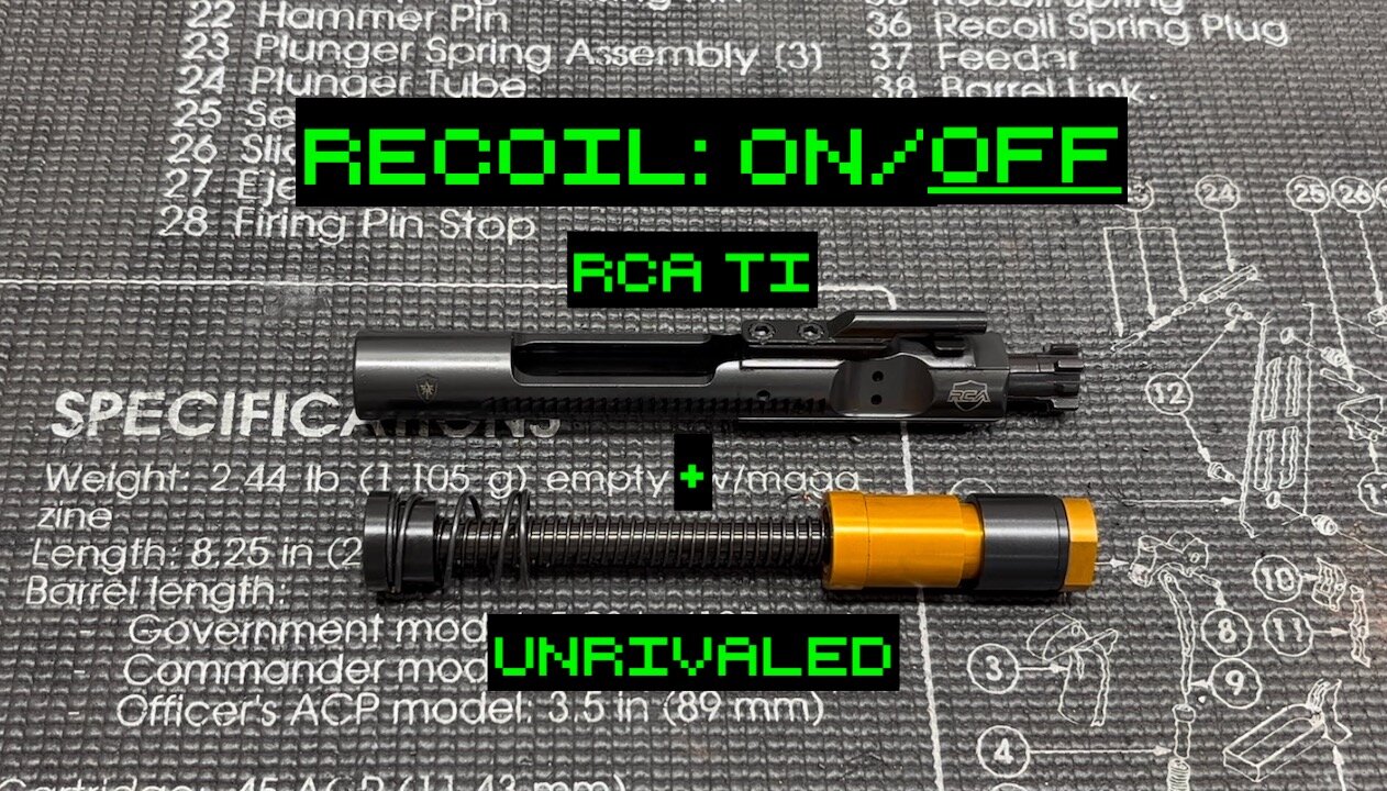 Recoil Off: RCA Ti BCG and Unrivaled Deadblow Comp Buffer Review