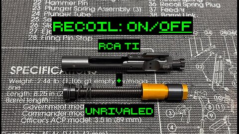 Recoil Off: RCA Ti BCG and Unrivaled Deadblow Comp Buffer Review