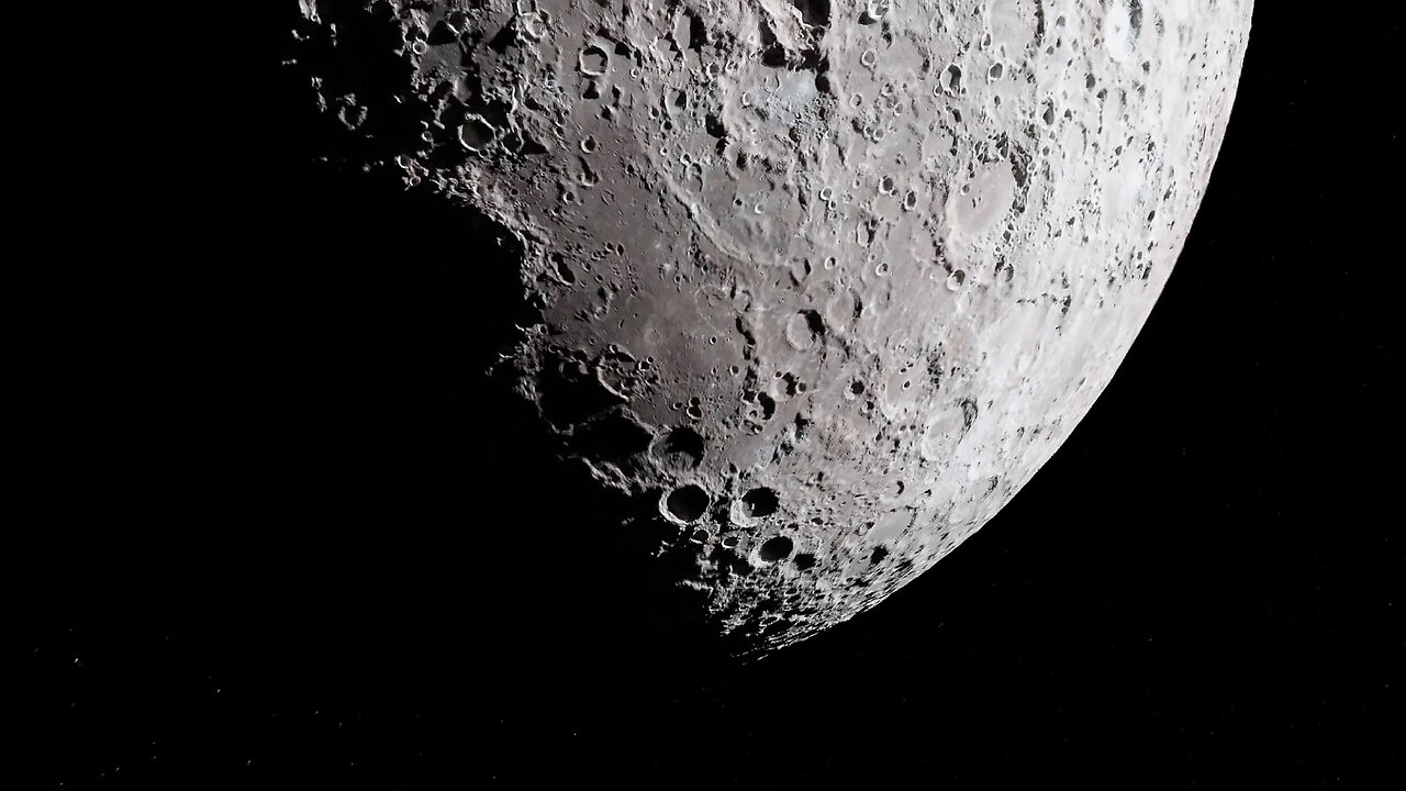 Shadows Near The Moon's South Pole