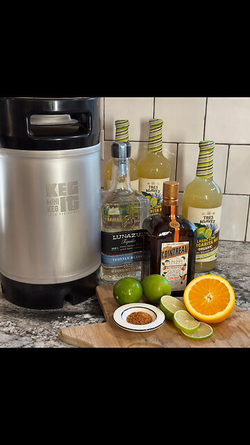 Texas Summertime Margaritas - One of our top three go-to cocktails, this on tap is sure to be a hit!