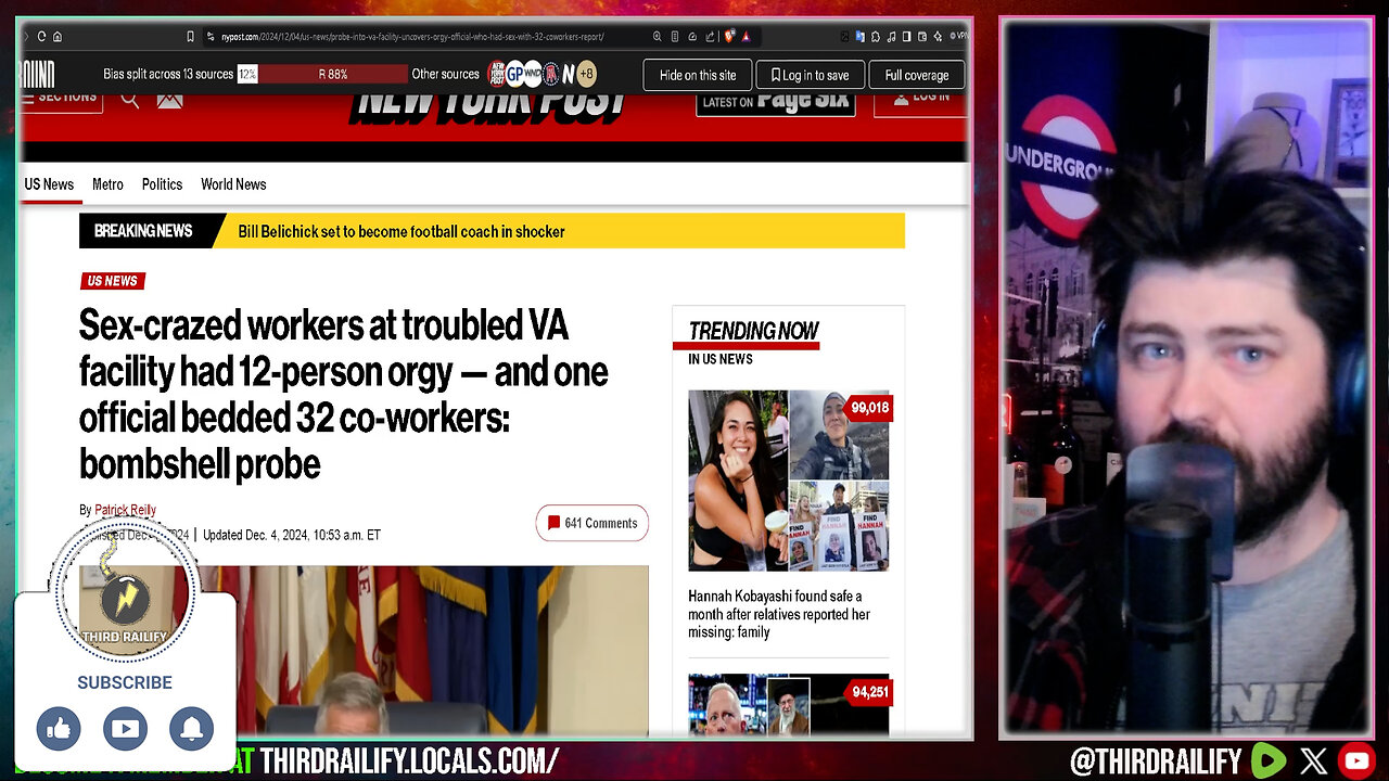 Sex-crazed workers at troubled VA facility had 12-person orgy and one official bedded 32 co-workers