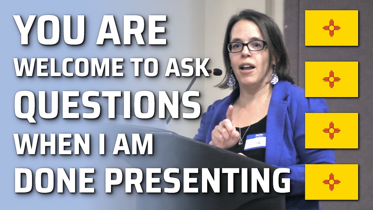 You Are Welcome To Ask Questions When I Am Done Presenting