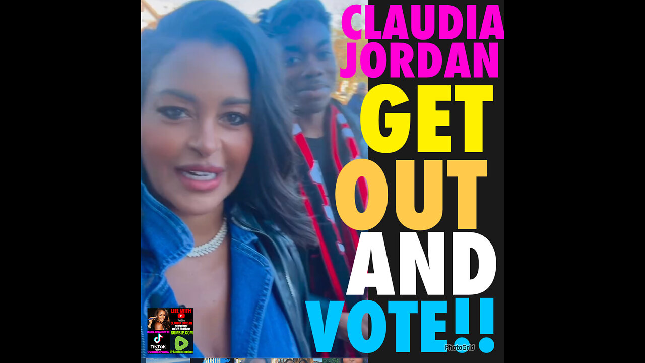 CJPOL #4 Claudia Jordan in North Carolina getting Voters to Vote!!