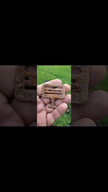 buckle or suspender? #metaldetecting #shorts #silver #gold #coins #buttons #trending #civilwar