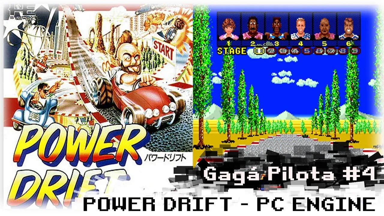 Gagá Pilota #4 - Power Drift do PC ENGINE