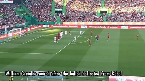 Cristiano Ronaldo's powerful freekick vs Switzerland