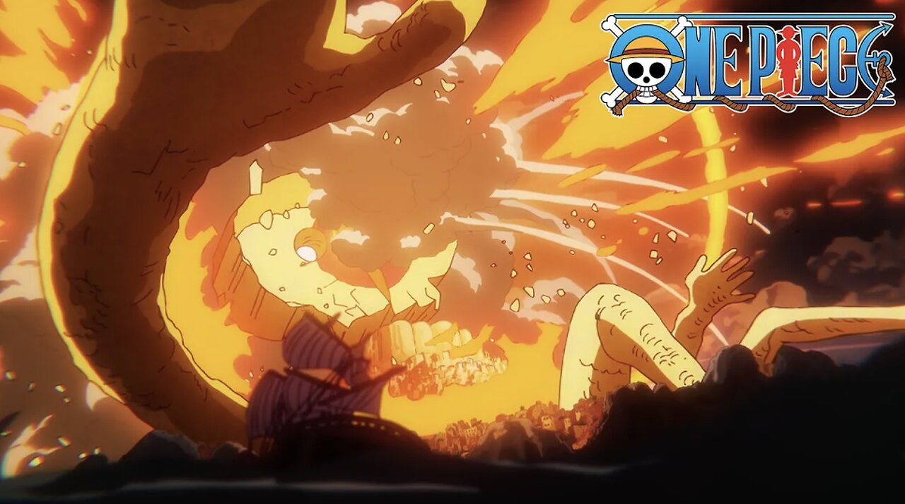 Garp Blows Up an Island With a Punch | One Piece