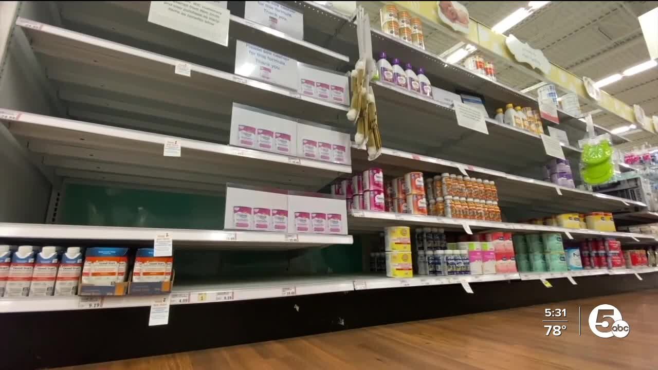 Ohio lawmakers introduce bill to prohibit price gouging of baby formula