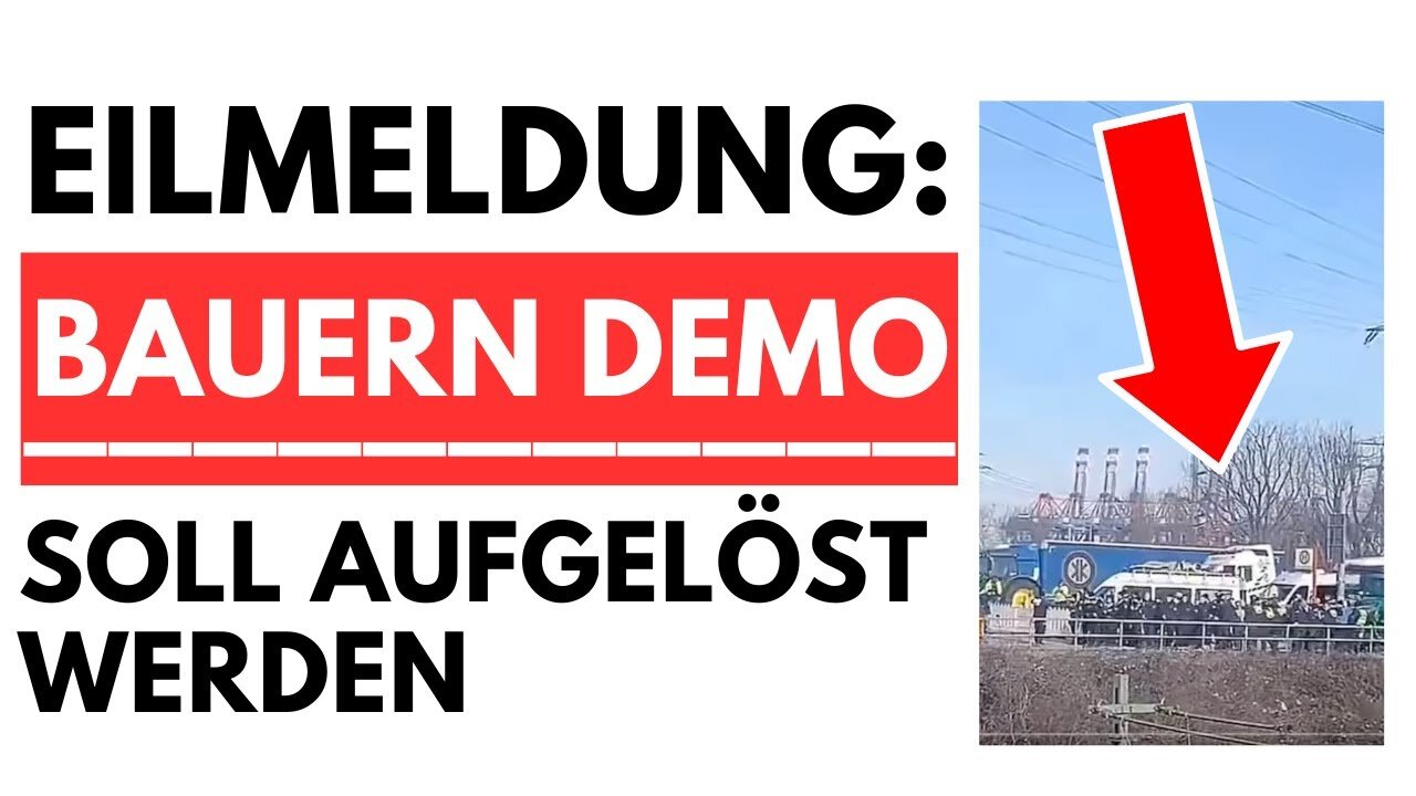 💥POLIZEI WILL BAUERN DEMO IN HAMBURG AUFLÖSEN💥@Politik Perspektiven🙈🐑🐑🐑 COV ID1984