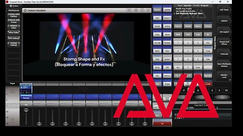 Avolites Titan Go v16 - Stomp Shape & Fx - "MASK" (Bloquear o detener Formas y efectos)