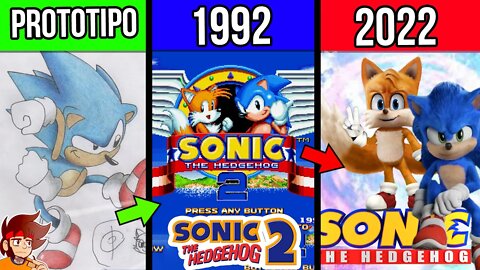 EVOLUÇÃO e Historia de TODOS os SONIC 2 e BETAS 😂| Rk Play