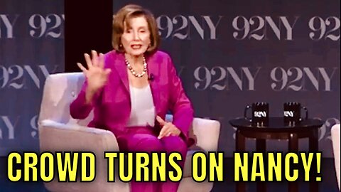 Nancy Pelosi was BOOED & HECKLED for 2 SOLID Minutes! 😂