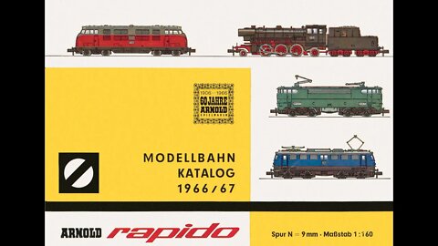 Arnold Modellbahn Katalog von 1966 / 1967