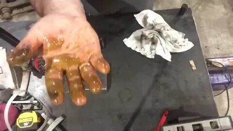 Air Compressor sludge - Looks like Pudding